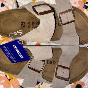 Birkenstock Arizona Suede Taupe